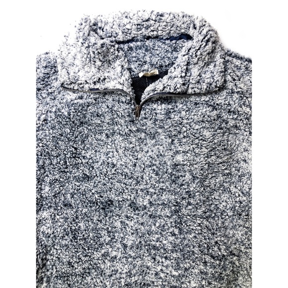 🎉2X HP🎉 Blue Half Zip Sherpa Pullover - Picture 7 of 8